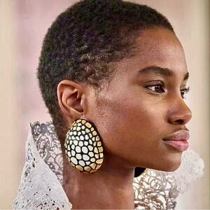 Schiaparelli Style Egg Earrings